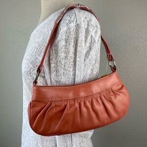 NWT Prago Pink Leather Shoulder Bag